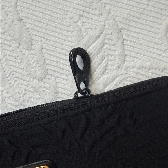 Marc By Marc Jacobs Black Embossed Floral Pouch/Clutch - Picture 3 of 7